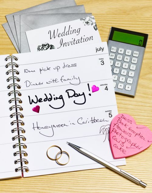 agenda data do casamento