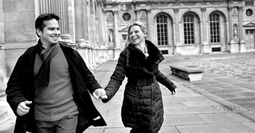 foto correndo em PARIS