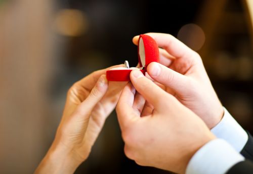 Alianças de casamento - Pedido de Casamento