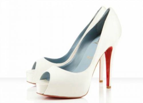 Christian Louboutin sapato da noiva