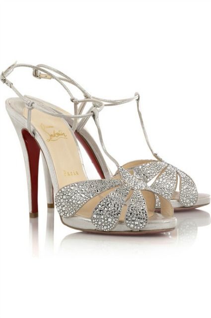 Christian Louboutin sapato da noiva