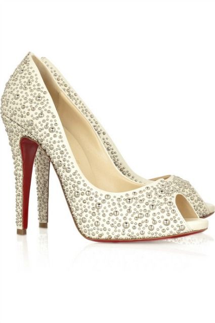 sapato da noiva Christian Louboutin