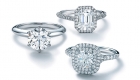 Anel de noivado Tiffany setting e soleste