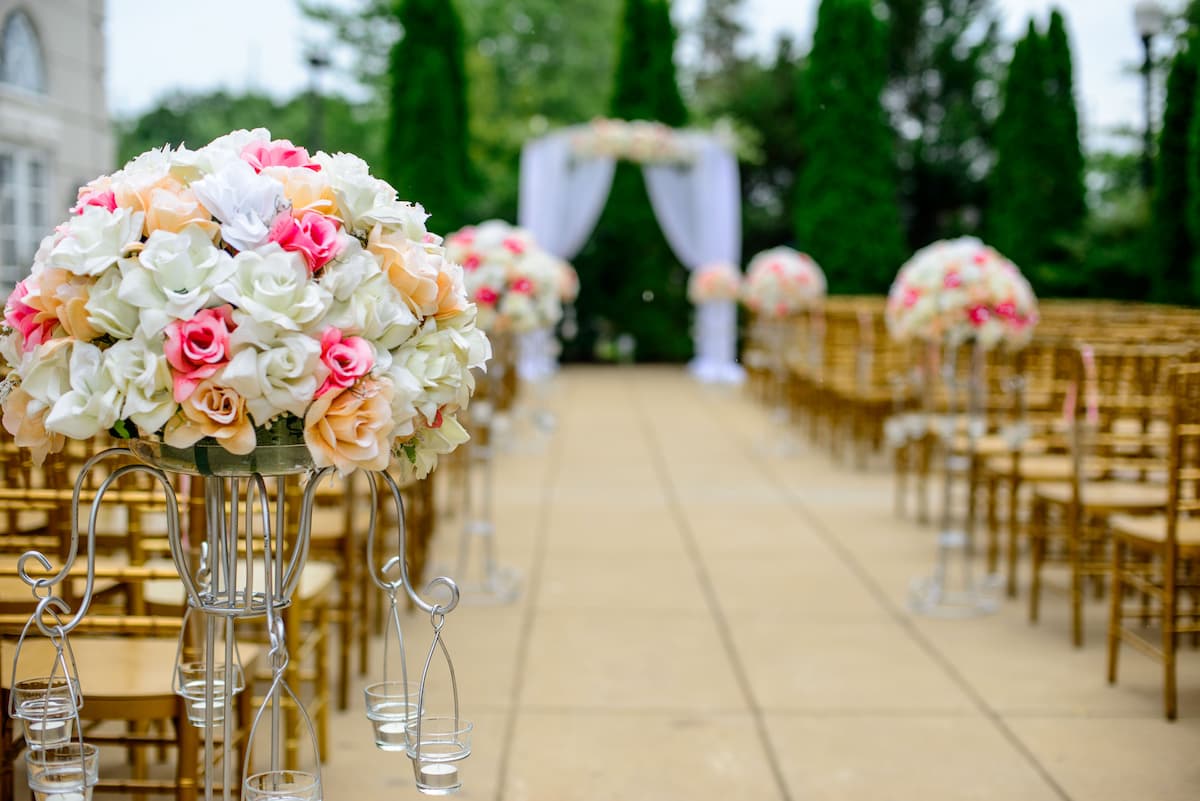Decoração para casamento.