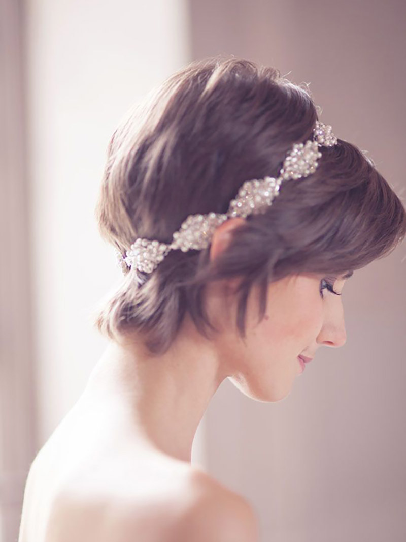 penteados para cabelos curtos para casamento