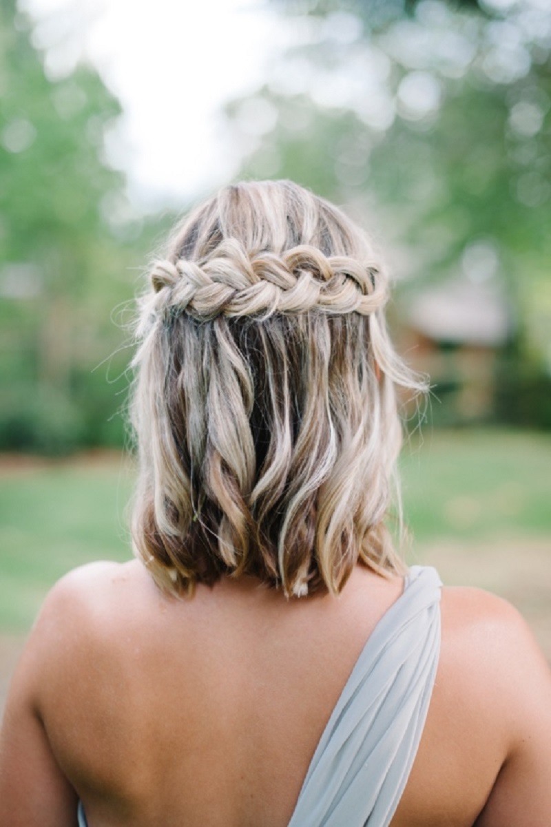 penteados para cabelos curtos para casamento