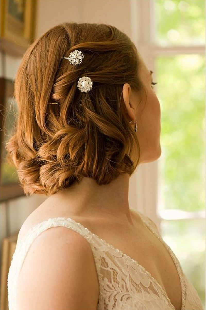 penteados para casamento para cabelo curto