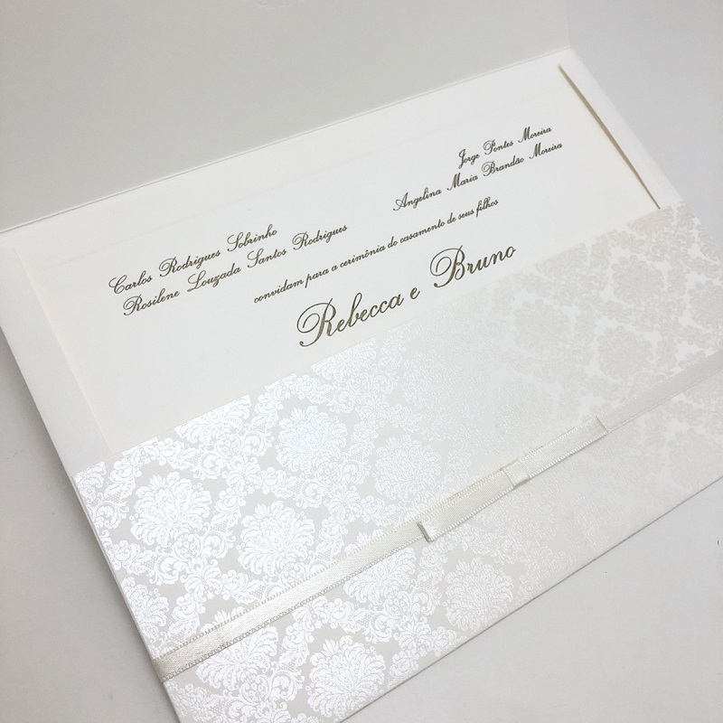 convites de casamento clássicos