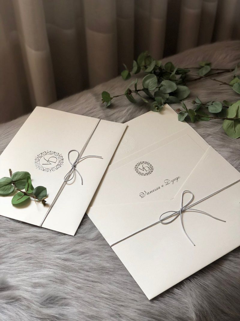 convites de casamento clássicos