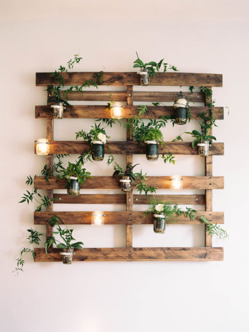 decoração de casamento sustentável