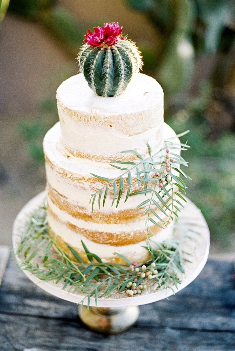 Decoração de casamento com cactos