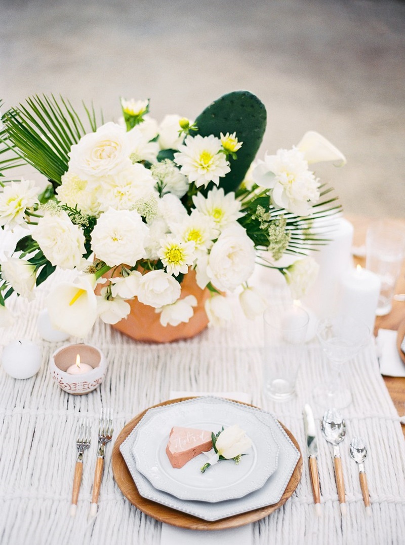 decoração de casamento com cactos