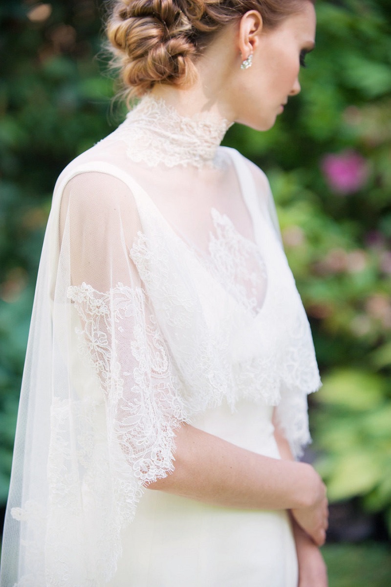 vestido-de-noiva-com-capa-curta