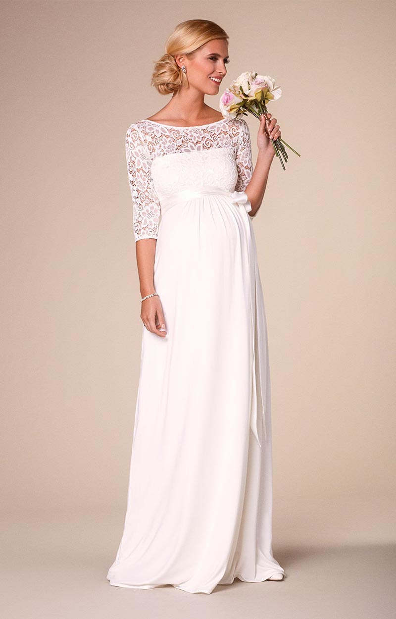 vestido de noiva para grávida