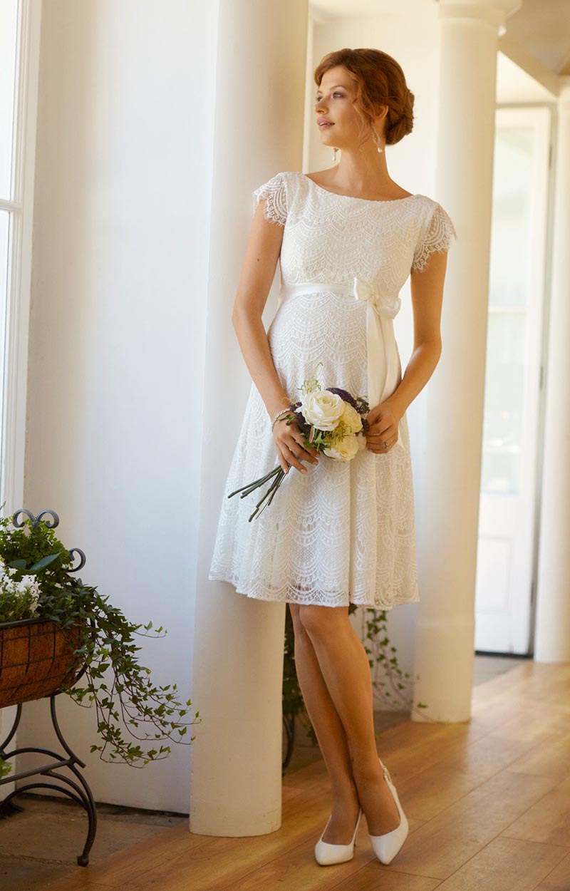 vestido de noiva para grávida