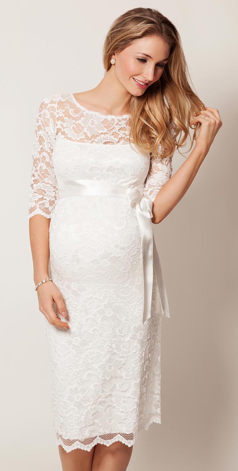 vestido de noiva para grávida