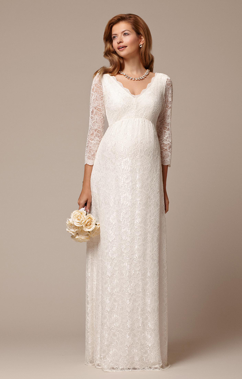 vestido de noiva para grávida