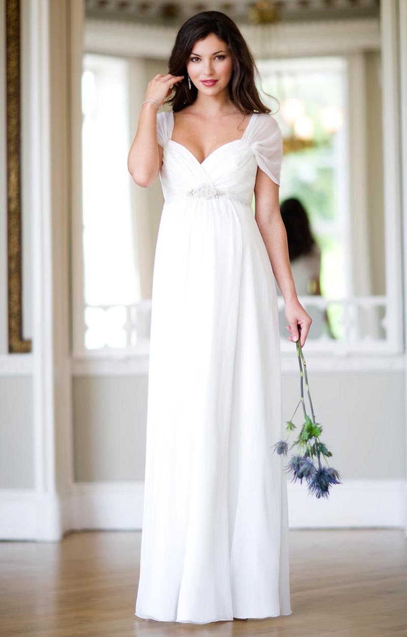 vestido de noiva para grávida