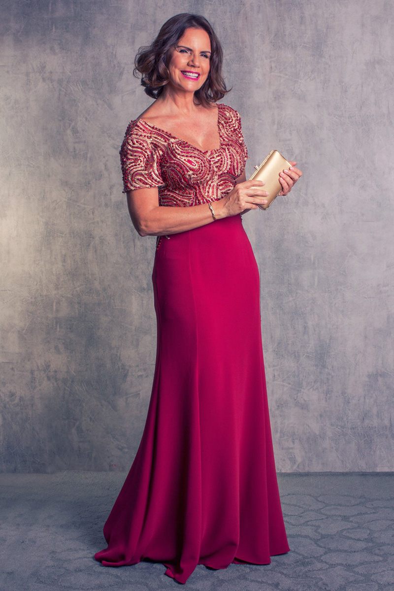 vestido para a mãe da noiva