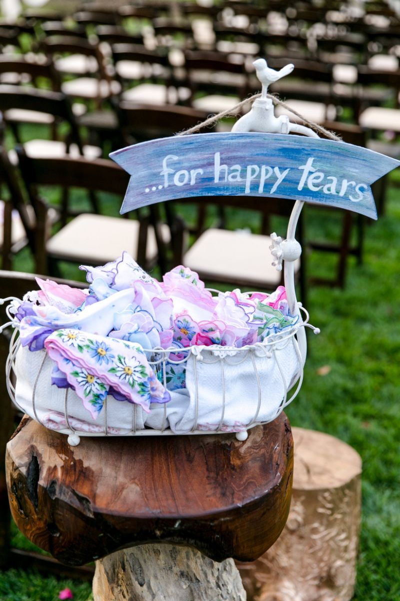 Lembrancinhas de casamento: lágrimas de alegria