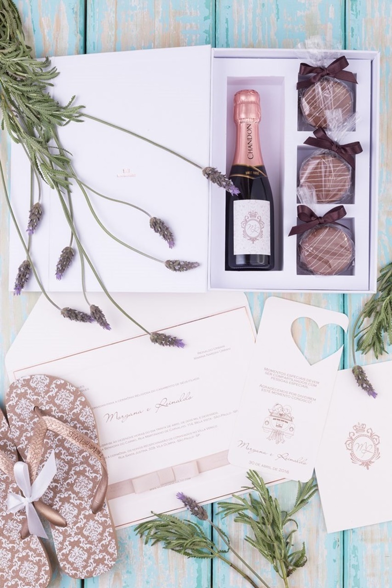 Lembrancinha de casamento para padrinhos