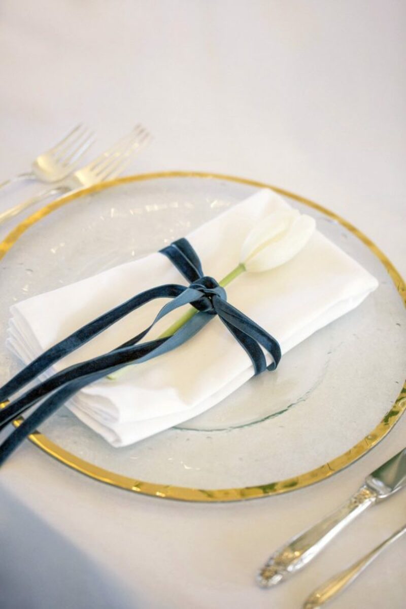 veludo na decoração de casamento