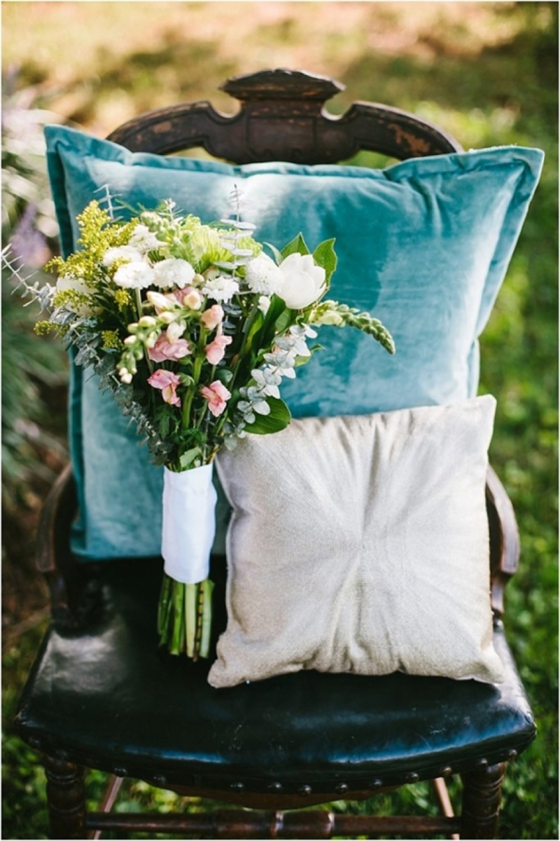 veludo na decoração de casamento