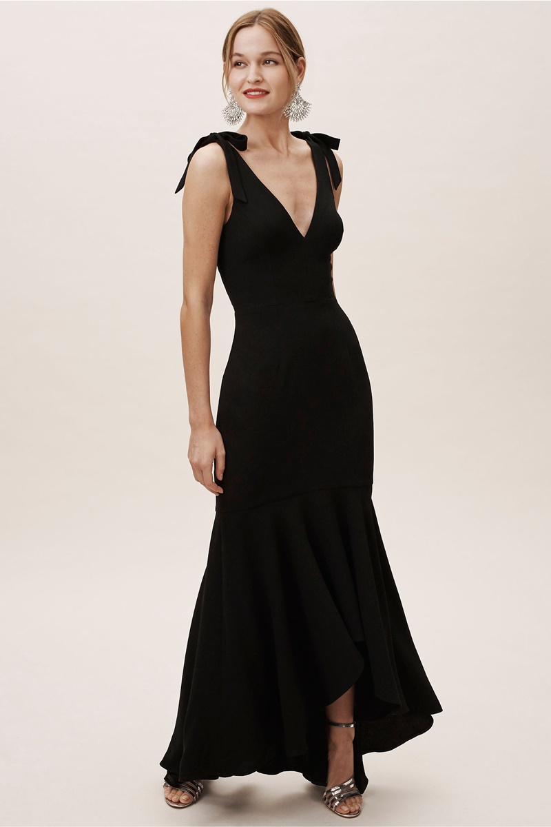 Vestido de convidada para casamento à noite