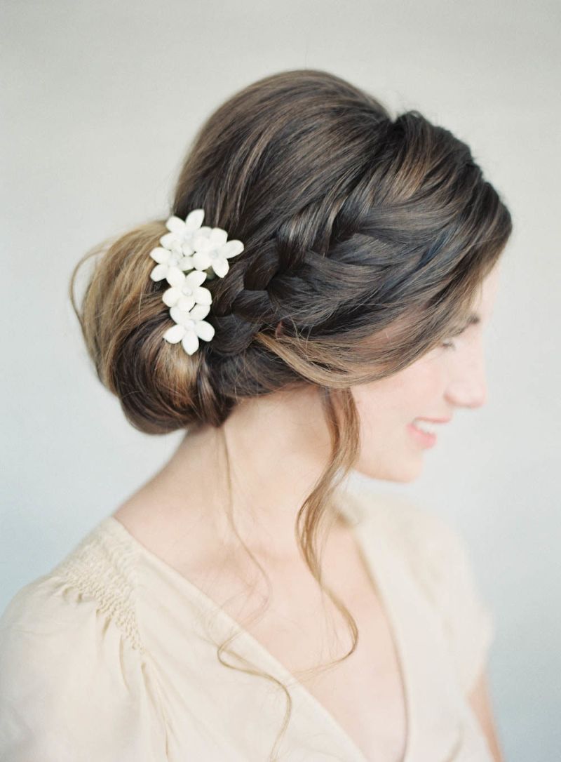 Inspiração de coque para noiva usar no casamento 