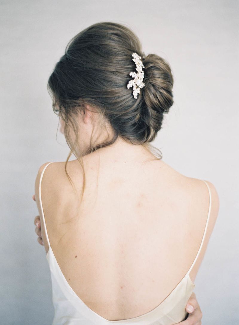 Inspiração de coque para noiva usar no casamento 