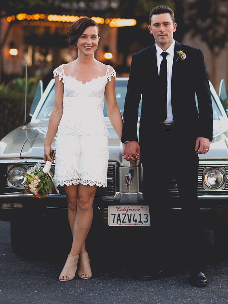 Vestido de noiva anos 70
