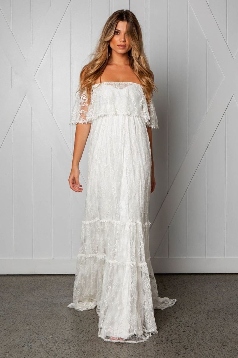 Vestido de noiva para casamento na praia 