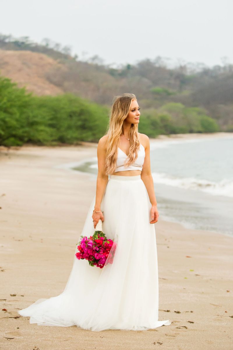 Vestido de noiva para casamento na praia 