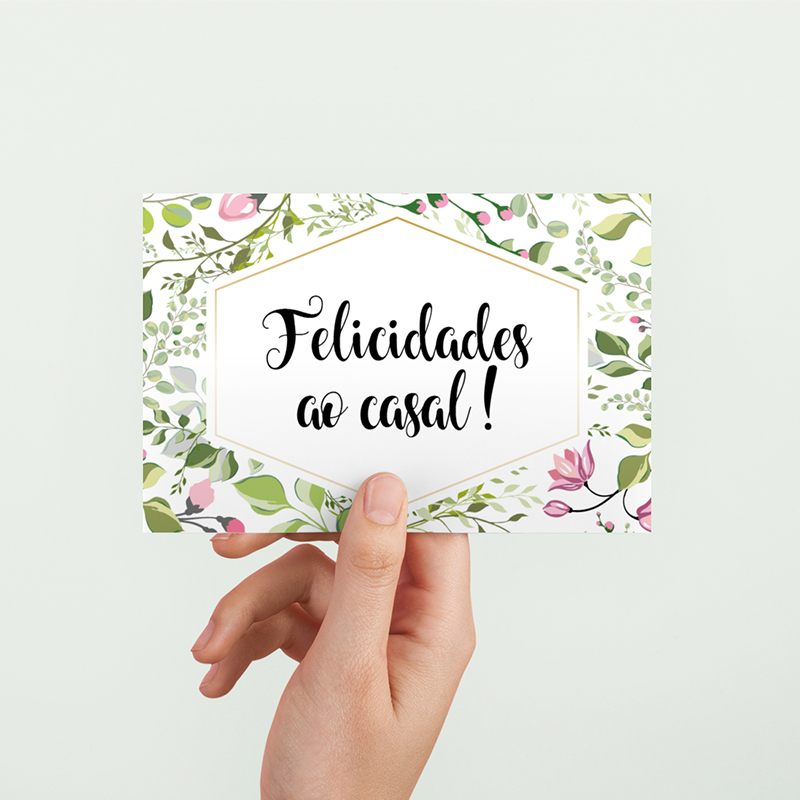 mensagem de casamento em cartões