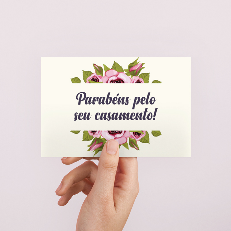 mensagem de casamento em cartões