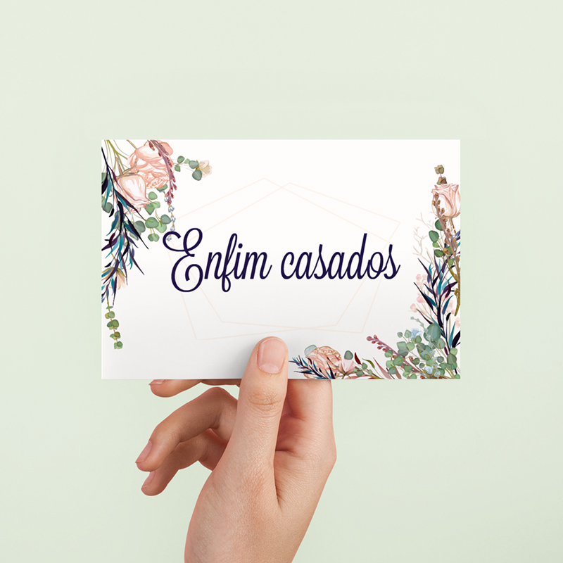 mensagem de casamento em cartões