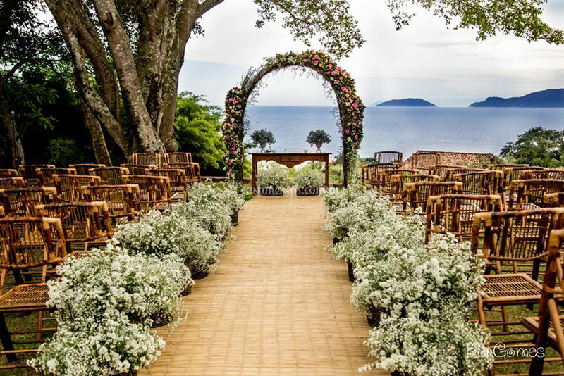 espaço para casamento na praia