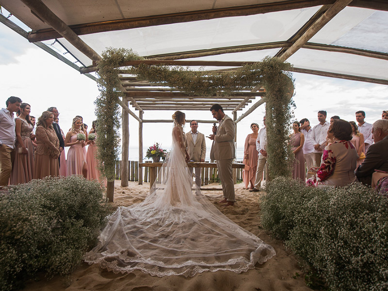 espaços para casamento na praia