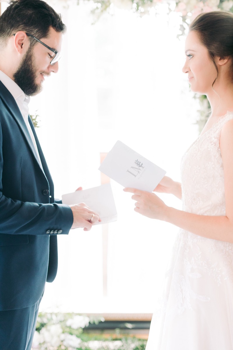 caderninho para votos de casamento