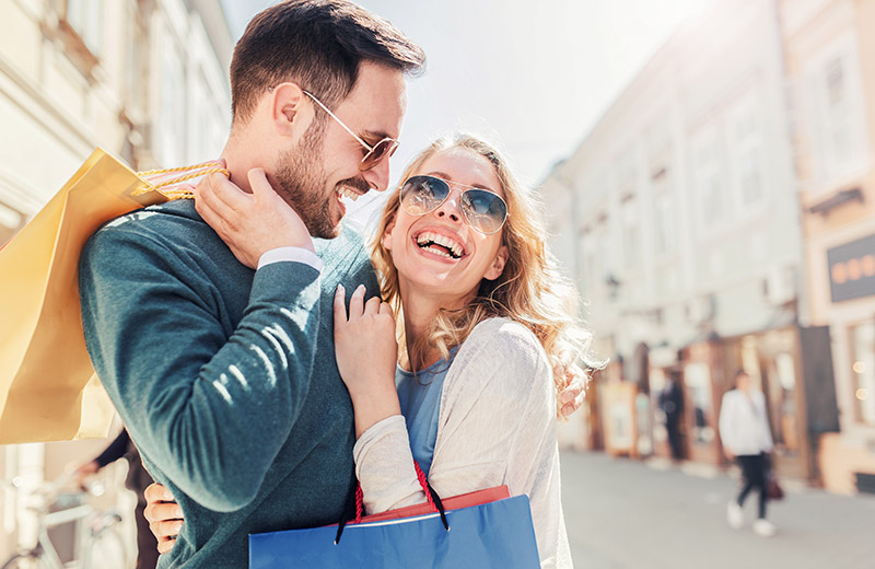 destinos de lua de mel compras