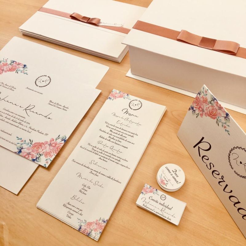 menu do casamento