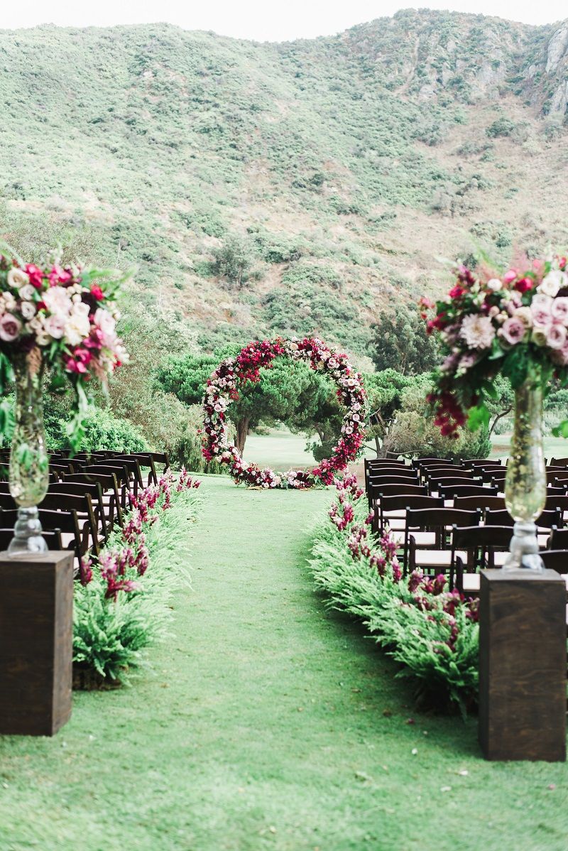 decoração com flores
