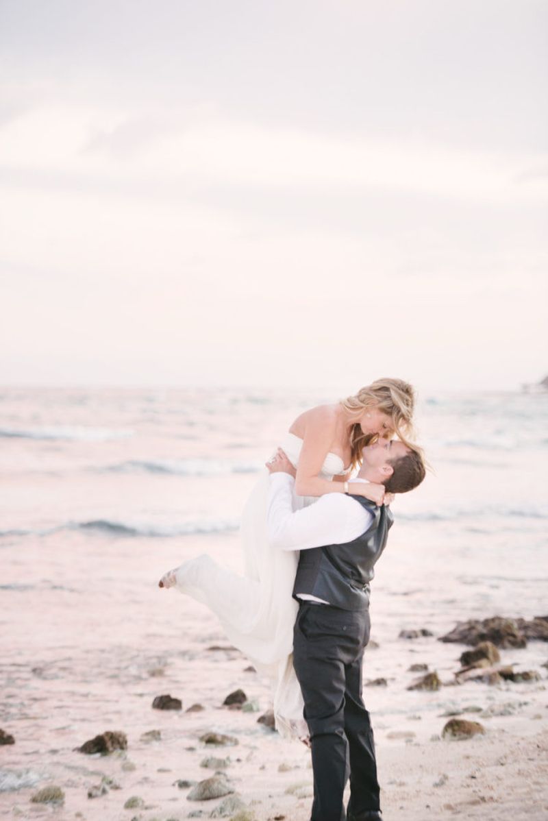 casal na praia
