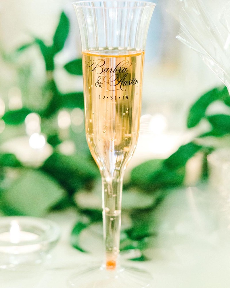 taça personalizada para casamento