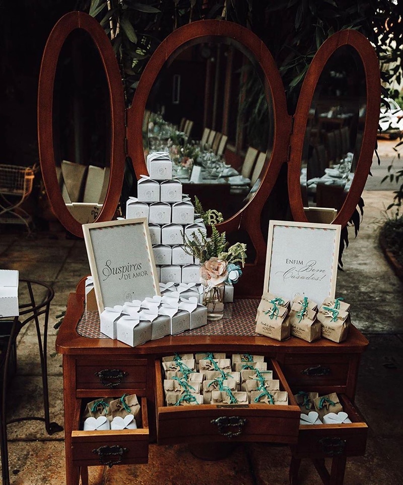 decoração de mini wedding