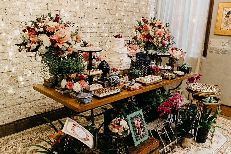 decoração de mini wedding