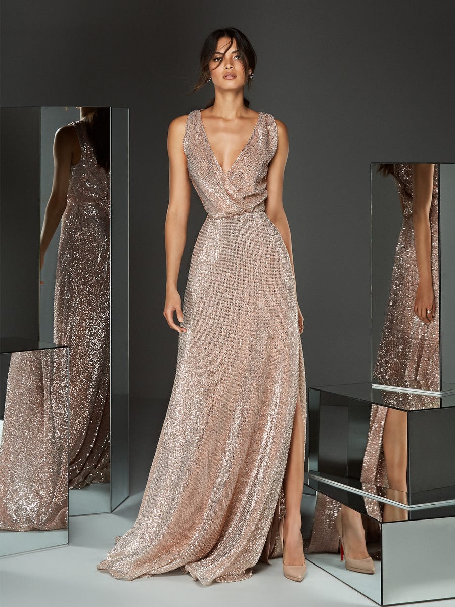 vestido de festa de casamento a noite