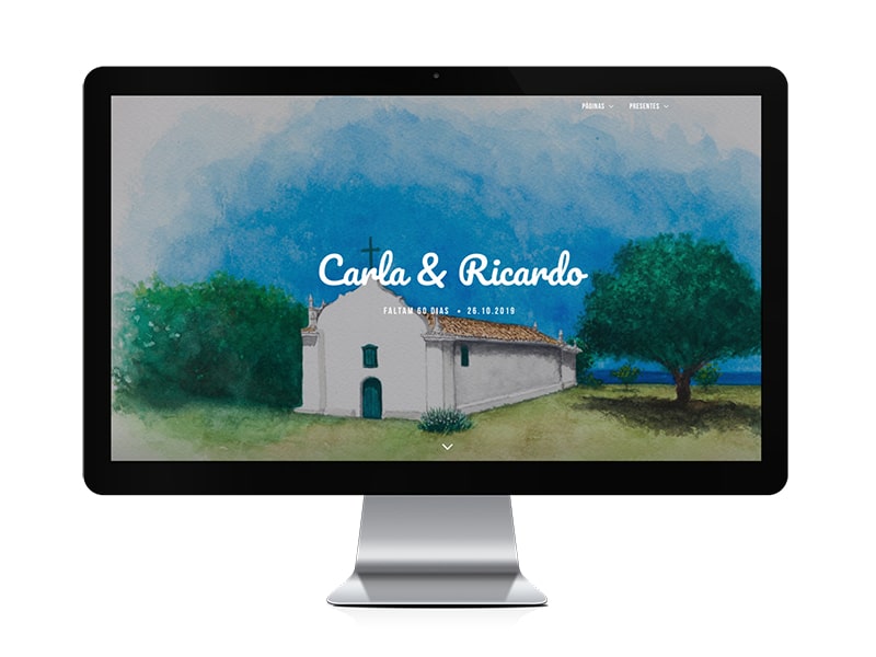 site de casamento