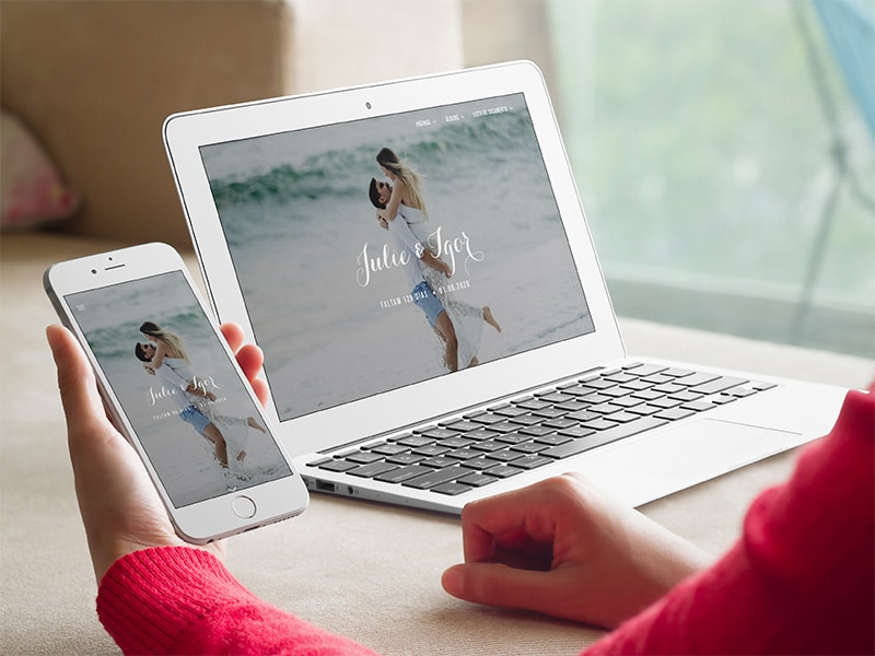 site de casamento