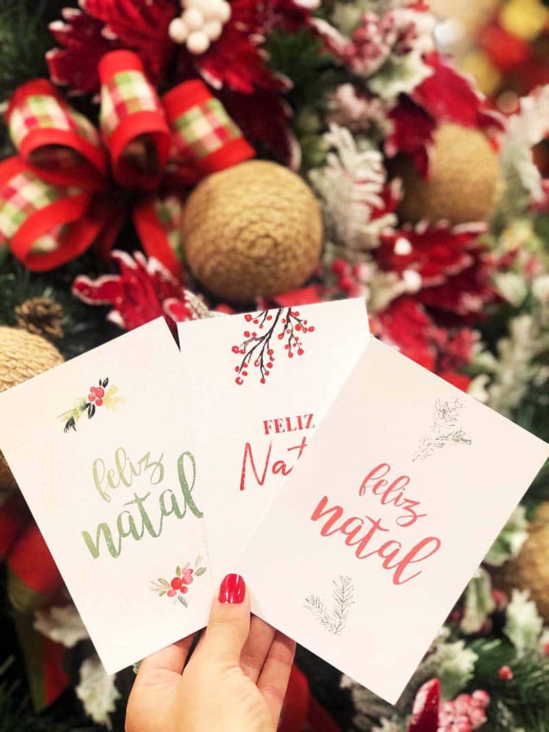 papelaria de natal para download grátis